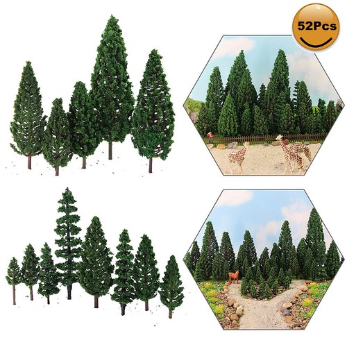 52pcs modelle bäume kiefern - 52pcs,